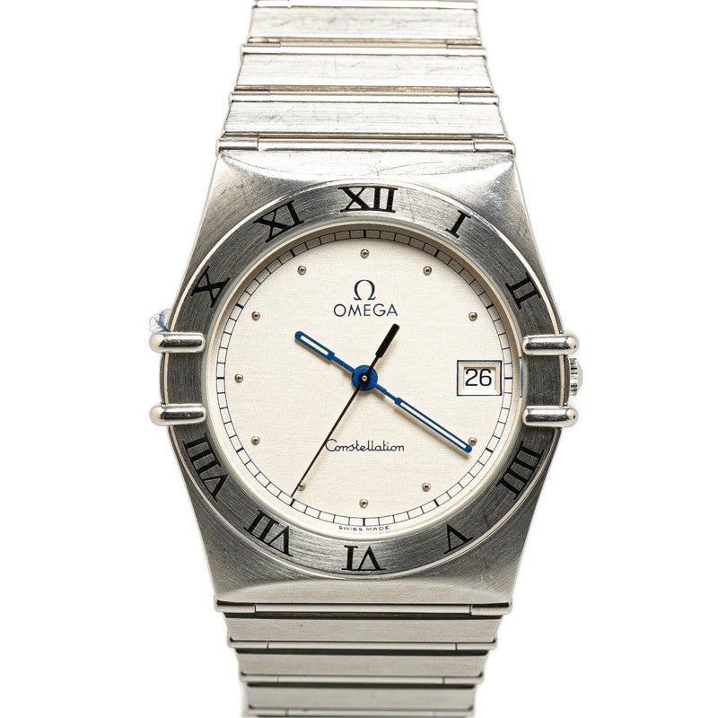 オメガ コンステレーション 腕時計 クオーツ シルバー文字盤 ステンレススチール メンズ OMEGA 【中古】