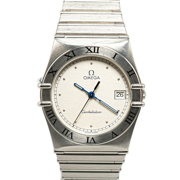 オメガ コンステレーション 腕時計 クオーツ シルバー文字盤 ステンレススチール メンズ OMEGA 【中古】