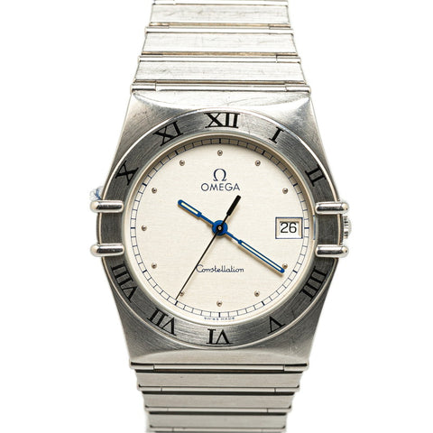 オメガ コンステレーション 腕時計 クオーツ シルバー文字盤 ステンレススチール メンズ OMEGA 【中古】