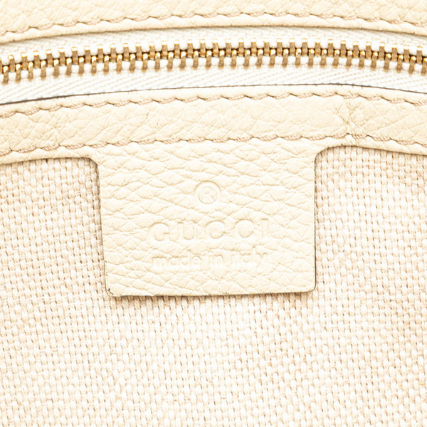 グッチ ソーホー ハンドバッグ ショルダーバッグ 2WAY 369176 オフホワイト レザー レディース GUCCI 【中古】