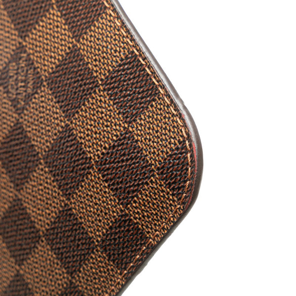 ルイ ヴィトン ダミエ ネヴァーフルMM 付属品ポーチ ポーチ N41358 エベヌ ブラウン PVC レザー レディース LOUIS VUITTON 【中古】