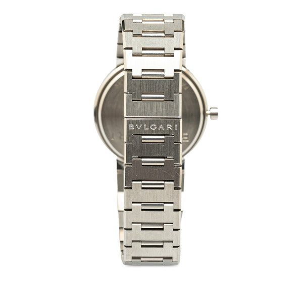 ブルガリ ブルガリブルガリ 腕時計 BB33SS クオーツ ブラック文字盤 ステンレススチール メンズ BVLGARI 【中古】