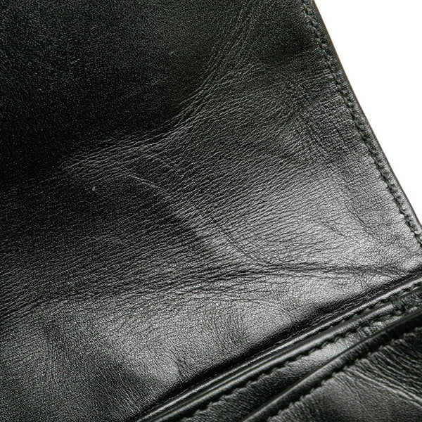 グッチ GGマーモント アリー スモール 斜め掛け ショルダーバッグ 550129 ブラック レザー レディース GUCCI 【中古】