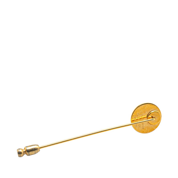 エルメス セリエ ピンブローチ ゴールド メッキ レディース HERMES 【中古】