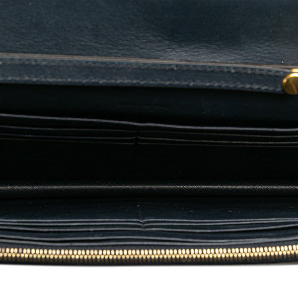 セリーヌ チェーンウォレット ショルダーバッグ ブラック レッド ベージュ レザー レディース CELINE 【中古】