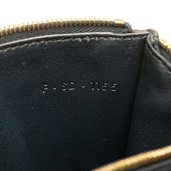 セリーヌ チェーンウォレット ショルダーバッグ ブラック レッド ベージュ レザー レディース CELINE 【中古】