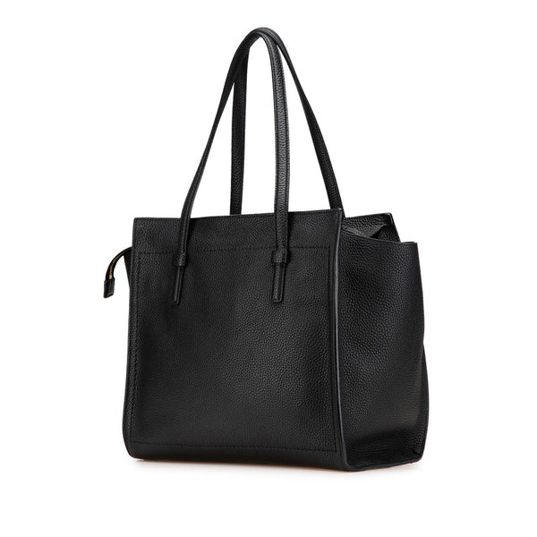 サルヴァトーレフェラガモ ガンチーニ トートバッグ ハンドバッグ ブラック レザー レディース Salvatore Ferragamo 【中古】