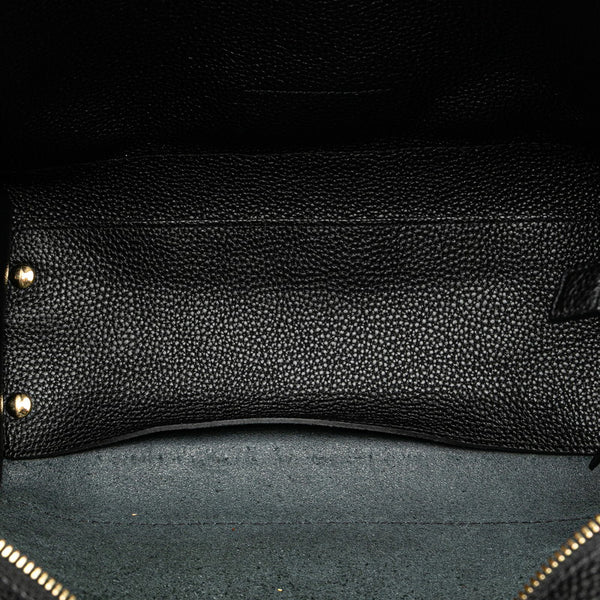 サルヴァトーレフェラガモ ガンチーニ トートバッグ ハンドバッグ ブラック レザー レディース Salvatore Ferragamo 【中古】