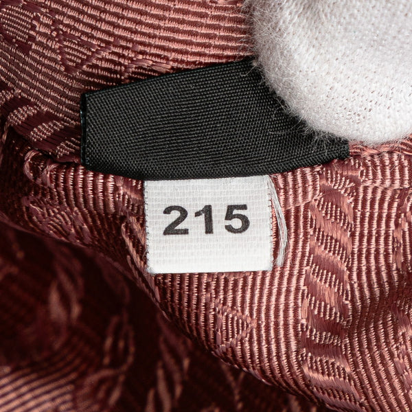 プラダ 三角ロゴプレート チェーンハンドバッグ ショルダーバッグ 2WAY 1BH204 ピンク ナイロン レディース PRADA 【中古】