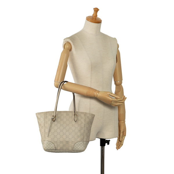 グッチ グッチシマ ハンドバッグ トートバッグ 353119 ホワイト レザー レディース GUCCI 【中古】