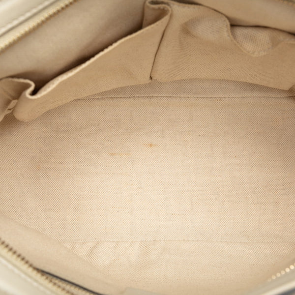 グッチ グッチシマ ハンドバッグ トートバッグ 353119 ホワイト レザー レディース GUCCI 【中古】