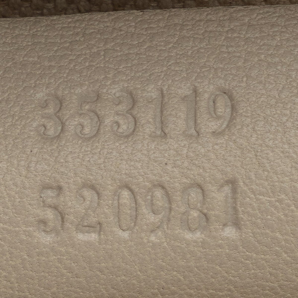 グッチ グッチシマ ハンドバッグ トートバッグ 353119 ホワイト レザー レディース GUCCI 【中古】