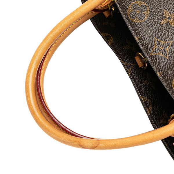 ルイ ヴィトン モノグラム モンテーニュMM ハンドバッグ ショルダーバッグ 2WAY M41056 ブラウン PVC レザー レディース LOUIS VUITTON 【中古】