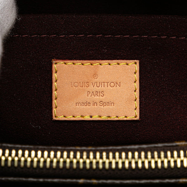 ルイ ヴィトン モノグラム モンテーニュMM ハンドバッグ ショルダーバッグ 2WAY M41056 ブラウン PVC レザー レディース LOUIS VUITTON 【中古】