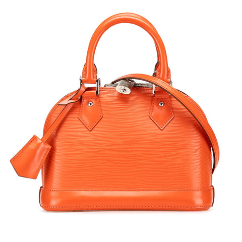 ルイ ヴィトン エピ アルマBB ハンドバッグ ショルダーバッグ 2WAY M40854 ピモン オレンジ レザー レディース LOUIS VUITTON 【中古】