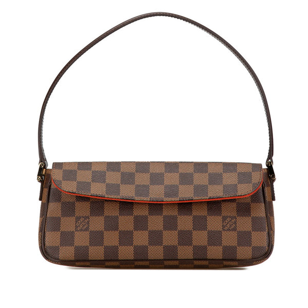 ルイ ヴィトン ダミエ レコレータ ハンドバッグ N51299 ブラウン PVC レザー レディース LOUIS VUITTON 【中古】