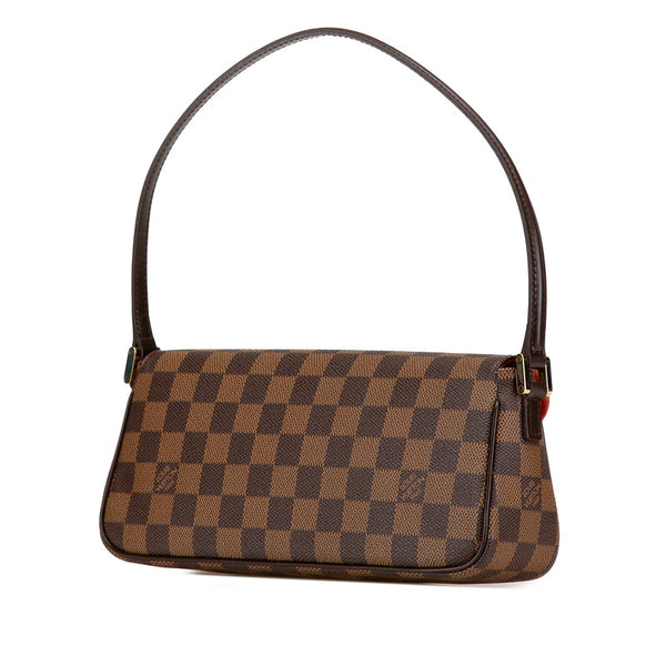 ルイ ヴィトン ダミエ レコレータ ハンドバッグ N51299 ブラウン PVC レザー レディース LOUIS VUITTON 【中古】