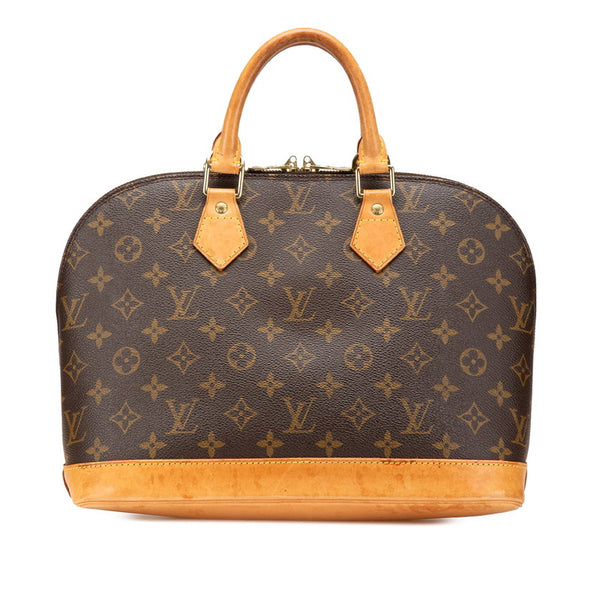 ルイ ヴィトン モノグラム アルマPM ハンドバッグ M53151 ブラウン PVC レザー レディース LOUIS VUITTON 【中古】