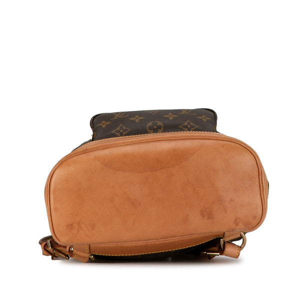 ルイ ヴィトン モノグラム モンスリMM リュック バックパック M51136 ブラウン PVC レザー レディース LOUIS VUITTON 【中古】