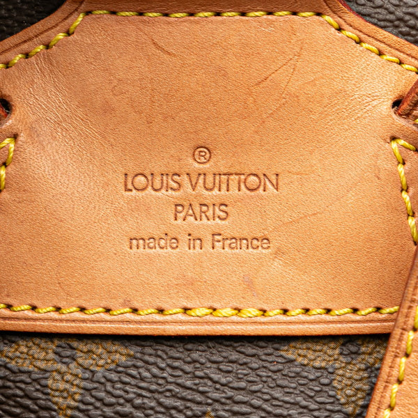 ルイ ヴィトン モノグラム モンスリMM リュック バックパック M51136 ブラウン PVC レザー レディース LOUIS VUITTON 【中古】