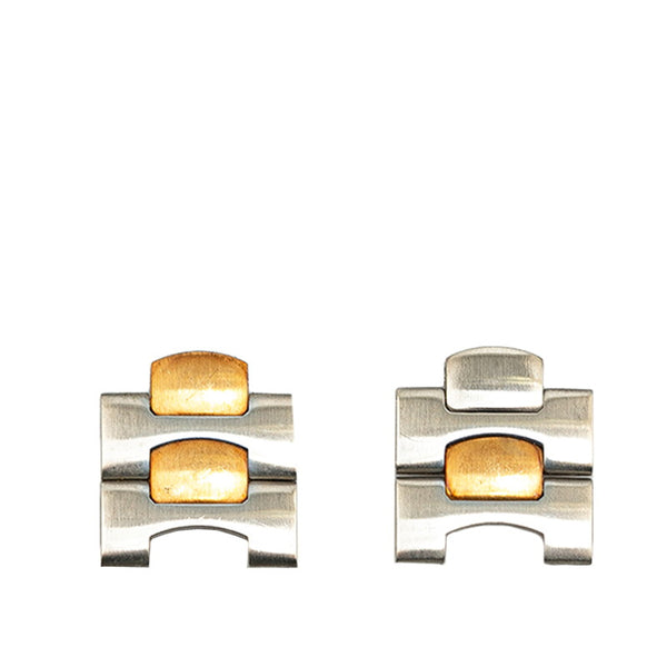 オメガ シーマスター ポラリス 腕時計 クオーツ アイボリー文字盤 ステンレススチール レディース OMEGA 【中古】