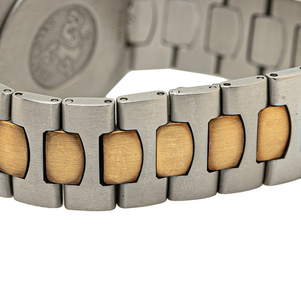 オメガ シーマスター ポラリス 腕時計 クオーツ アイボリー文字盤 ステンレススチール レディース OMEGA 【中古】