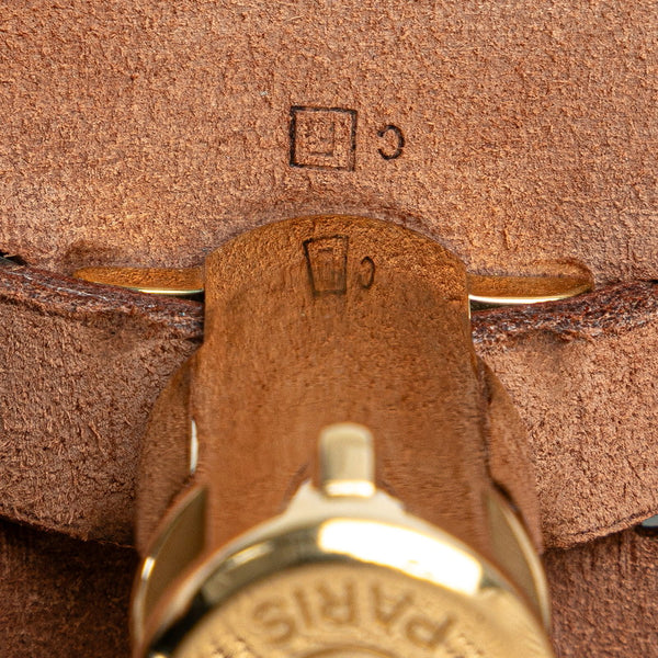 エルメス エールバッグPM ハンドバッグ ショルダーバッグ 2WAY ベージュ ブラウン トワルアッシュ レザー レディース HERMES 【中古】