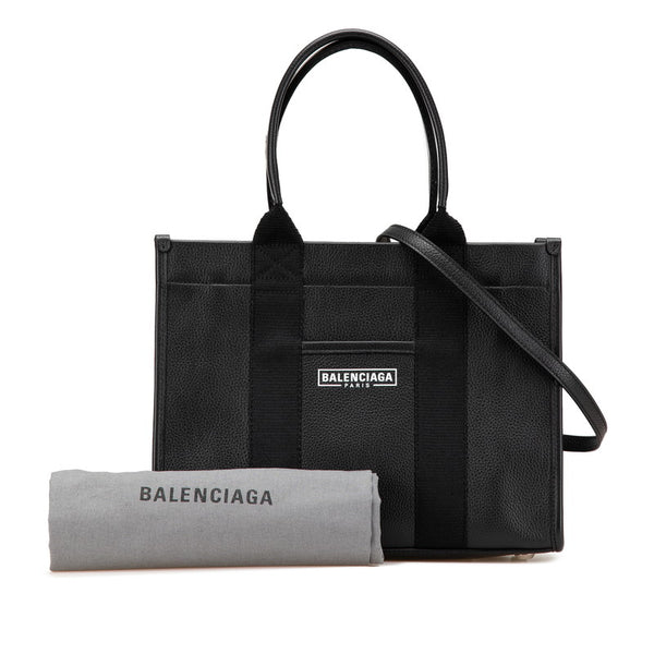 バレンシアガ ハードウェア ハンドバッグ ショルダーバッグ 2WAY 671402 ブラック レザー レディース BALENCIAGA 【中古】