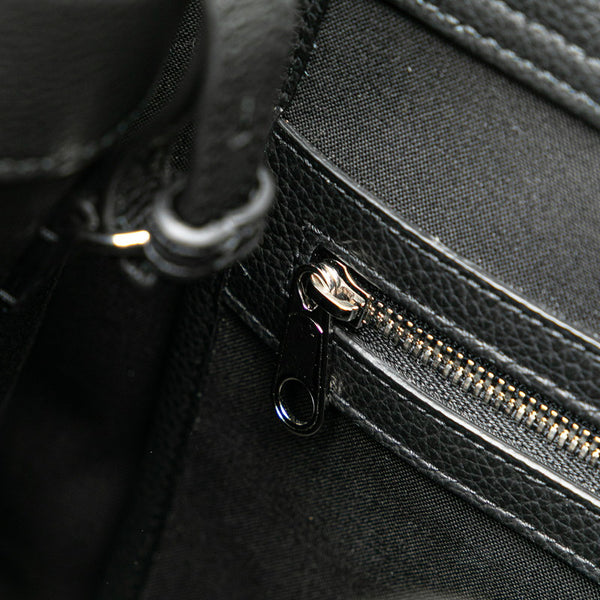 バレンシアガ ハードウェア ハンドバッグ ショルダーバッグ 2WAY 671402 ブラック レザー レディース BALENCIAGA 【中古】