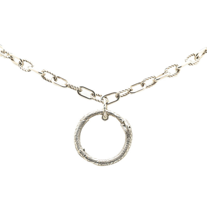 グッチ ウロボロス ネックレス SV925 シルバー メンズ GUCCI 【中古】