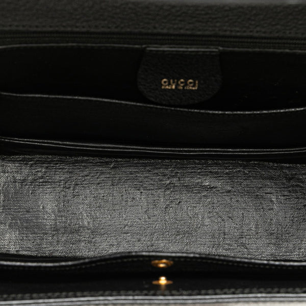 グッチ バンブー ハンドバッグ ショルダーバッグ 2WAY 000 926 0633 ブラック レザー レディース GUCCI 【中古】