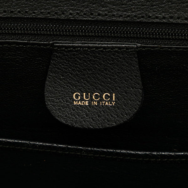 グッチ バンブー ハンドバッグ ショルダーバッグ 2WAY 000 926 0633 ブラック レザー レディース GUCCI 【中古】