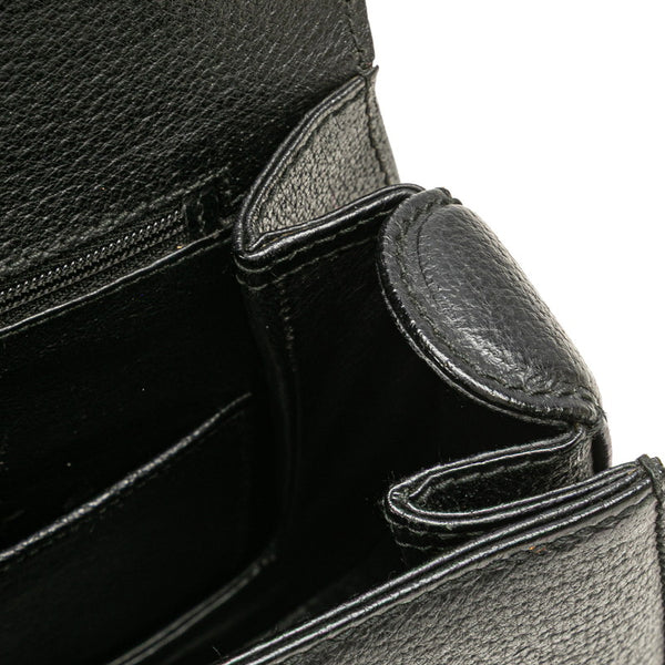 グッチ バンブー ハンドバッグ ショルダーバッグ 2WAY 000 926 0633 ブラック レザー レディース GUCCI 【中古】