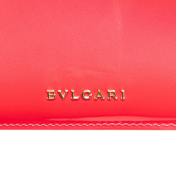 ブルガリ セルペンティ フォーエバー チェーン ショルダーバッグ ピンク エナメル レディース BVLGARI 【中古】