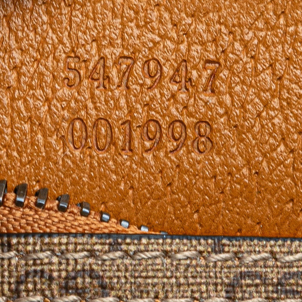 グッチ ×ディズニー GGスプリーム ミディアム ハンドバッグ トートバッグ 547947 ベージュ PVC レザー レディース GUCCI 【中古】