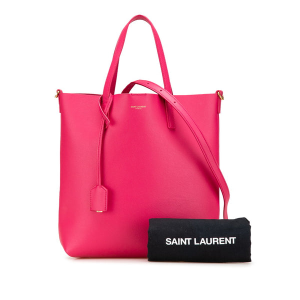 サンローラン トートバッグ ショルダーバッグ 2WAY ピンク レザー レディース SAINT LAURENT 【中古】