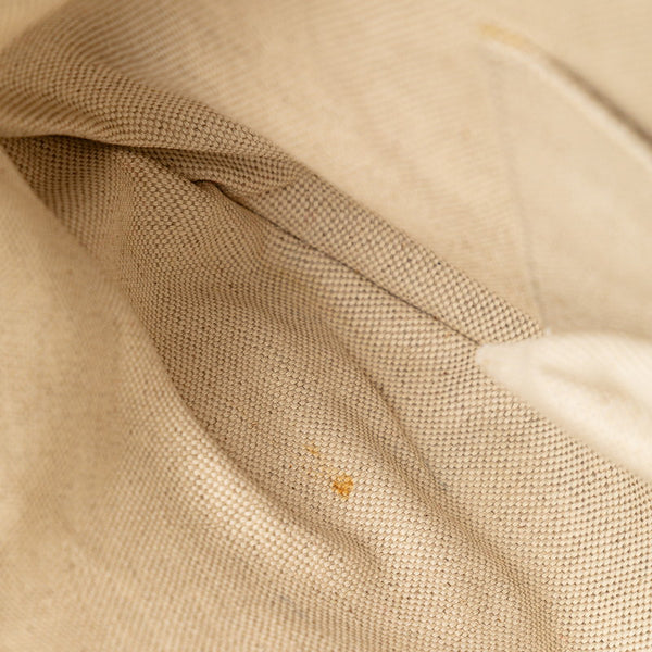 グッチ GGキャンバス プリンシー シェリーライン 斜め掛け ショルダーバッグ 257065 ベージュ ホワイト キャンバス レザー レディース GUCCI 【中古】