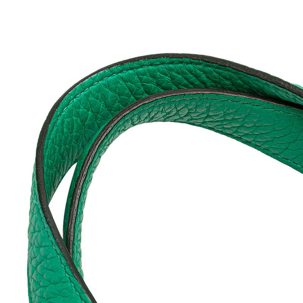 エルメス ピコタンロックPM ハンドバッグ グリーン トリヨンクレマンス レディース HERMES 【中古】