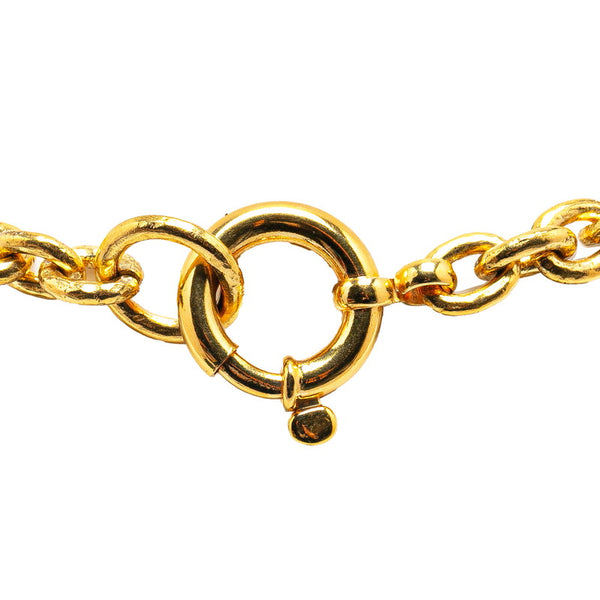 シャネル ヴィンテージ ココマーク クロス ネックレス ゴールド メッキ レディース CHANEL 【中古】