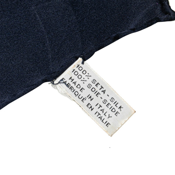 シャネル ココマーク 宝石 アクセサリー スカーフ ネイビー マルチカラー シルク レディース CHANEL 【中古】