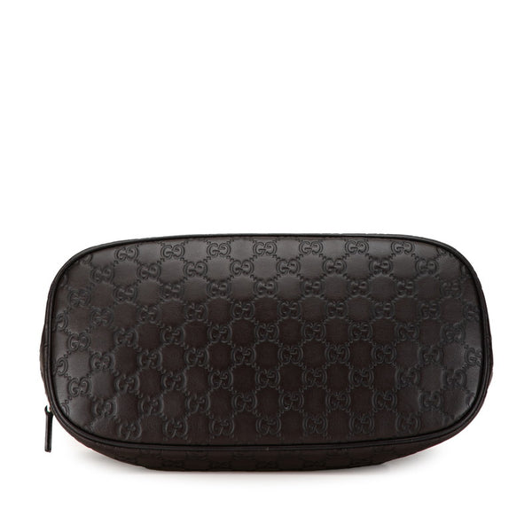 グッチ グッチシマ ハンドバッグ ショルダーバッグ２WAY 420023 ブラウン レザー キャンバス レディース GUCCI 【中古】