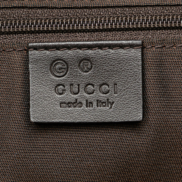 グッチ グッチシマ ハンドバッグ ショルダーバッグ２WAY 420023 ブラウン レザー キャンバス レディース GUCCI 【中古】