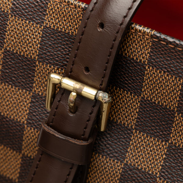 ルイ ヴィトン ダミエ チェルシー トートバッグ ショルダーバッグ N51119 ブラウン PVC レザー レディース LOUIS VUITTON 【中古】