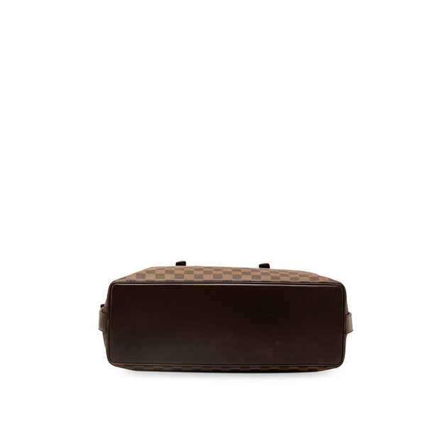 ルイ ヴィトン ダミエ チェルシー トートバッグ ショルダーバッグ N51119 ブラウン PVC レザー レディース LOUIS VUITTON 【中古】