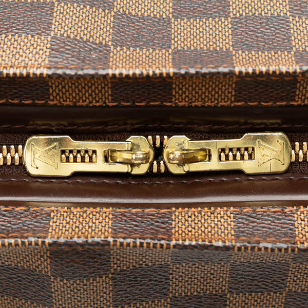 ルイ ヴィトン ダミエ チェルシー トートバッグ ショルダーバッグ N51119 ブラウン PVC レザー レディース LOUIS VUITTON 【中古】