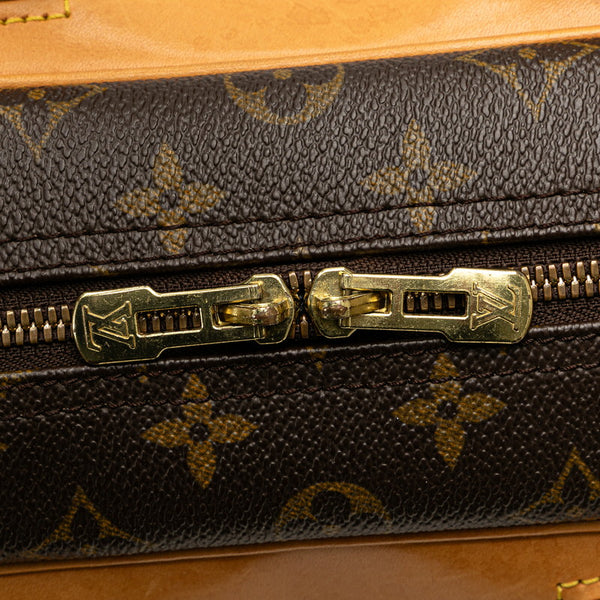 ルイ ヴィトン モノグラム ドーヴィル ハンドバッグ M47270 ブラウン PVC レザー レディース LOUIS VUITTON 【中古】