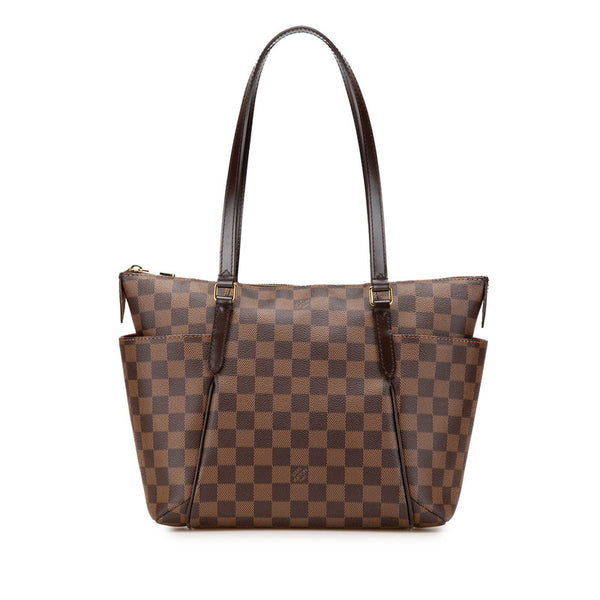 ルイ ヴィトン ダミエ トータリーPM ハンドバッグ トートバッグ N41282 ブラウン PVC レザー レディース LOUIS VUITTON 【中古】