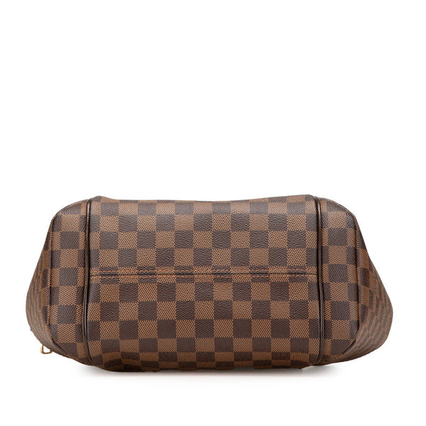 ルイ ヴィトン ダミエ トータリーPM ハンドバッグ トートバッグ N41282 ブラウン PVC レザー レディース LOUIS VUITTON 【中古】