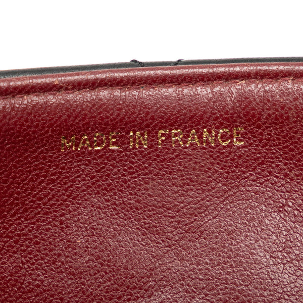 シャネル ミニマトラッセ ココマーク 斜め掛け チェーン ショルダーバッグ ブラック ラムスキン レディース CHANEL 【中古】
