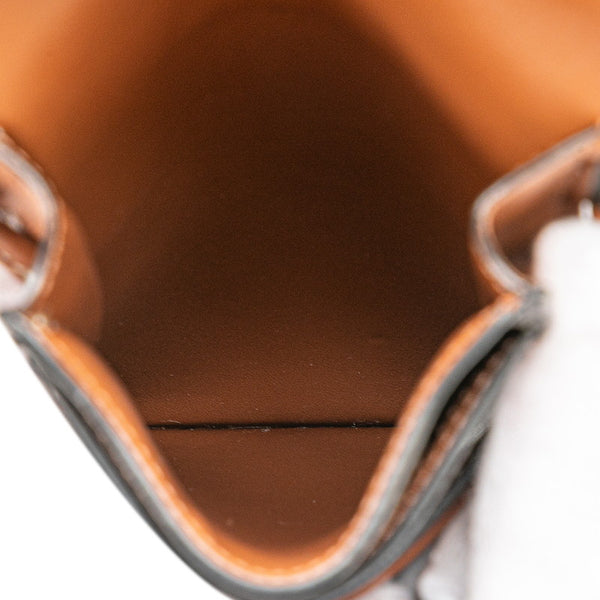 セリーヌ トリオンフ ポーチ ショルダーバッグ ブラック ブラウン PVC レザー レディース CELINE 【中古】